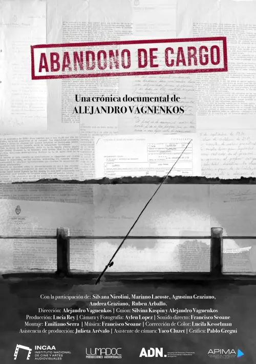 Movie poster "Abandono de cargo"