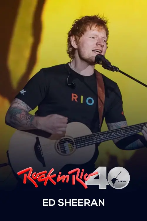 Movie poster "Ed Sheeran: Rock in Rio 2024"