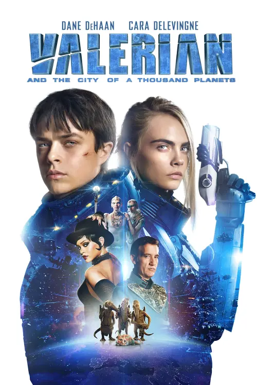 Movie poster "Valerian and the City of a Thousand Planets"