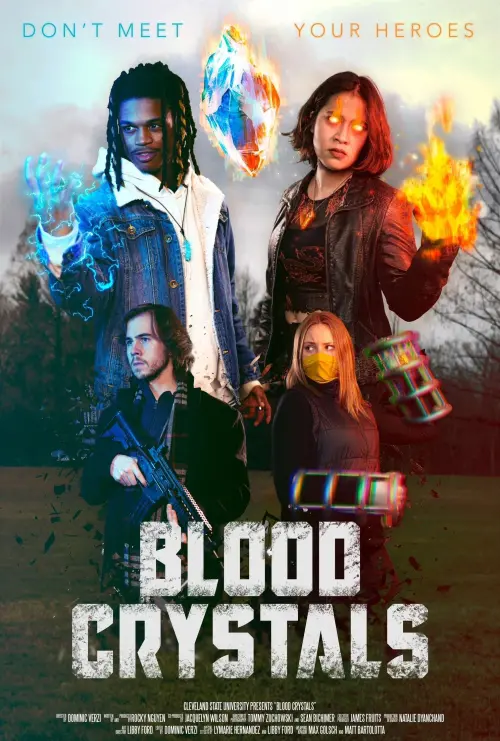 Movie poster "Blood Crystals"