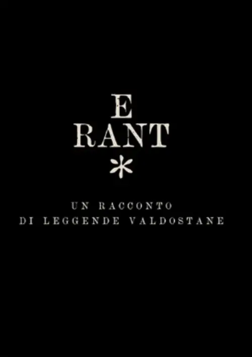 Movie poster "Erant — A tale of Aosta Valley legends"