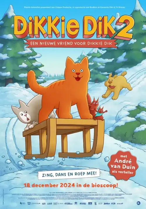 Movie poster "Een nieuwe vriend voor Dikkie Dik"