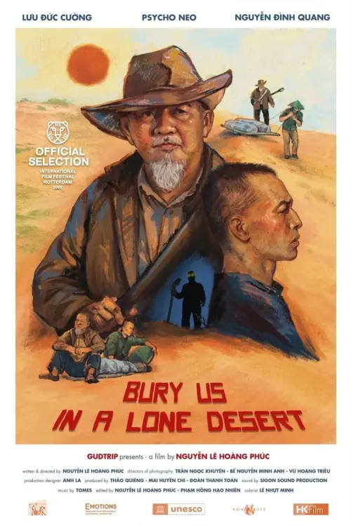 Movie poster "Bury Us in a Lone Desert"