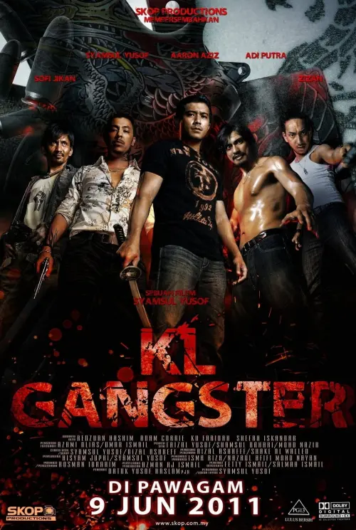 Movie poster "KL Gangster"