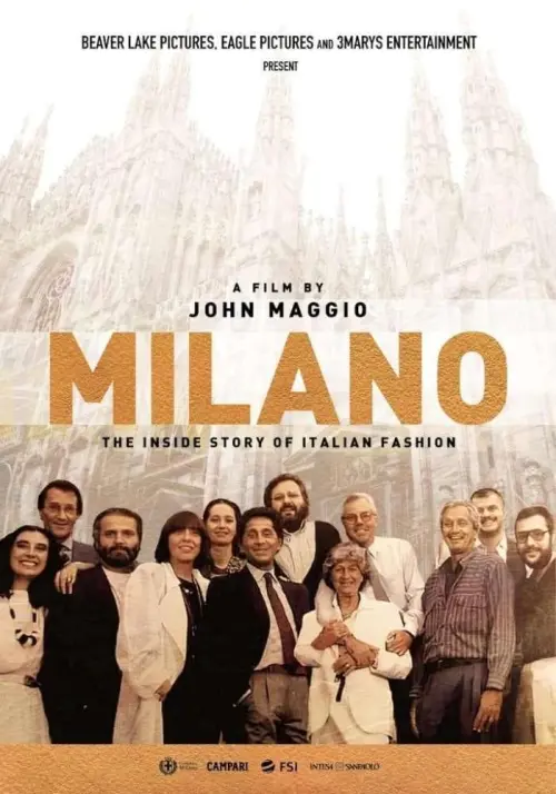 Movie poster "Milano: The Inside Story of Italian Fashion"