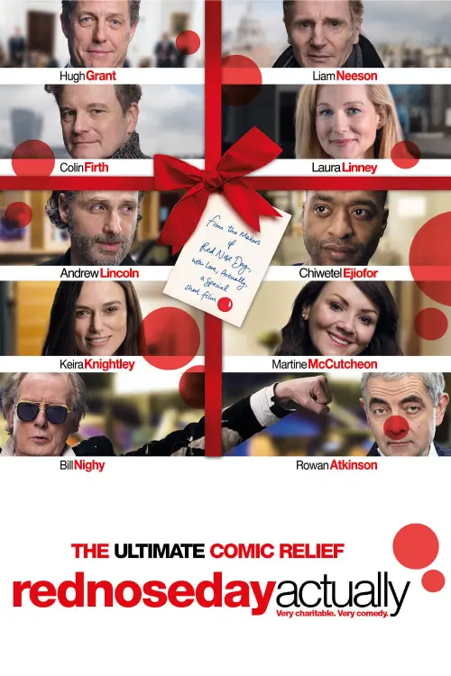 Movie poster "Red Nose Day Actually"