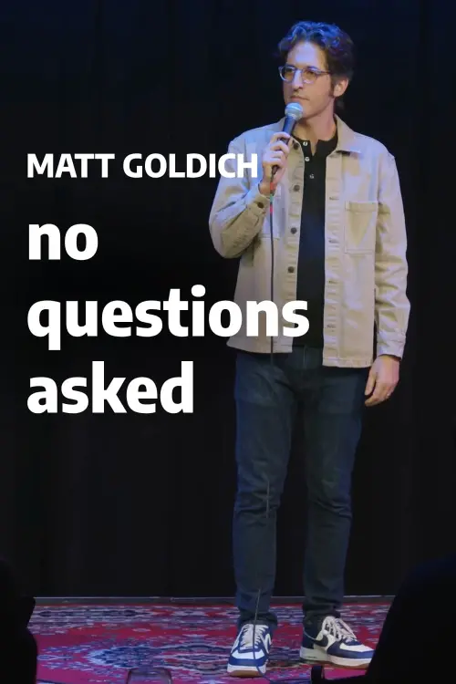 Movie poster "Matt Goldich: No Questions Asked"