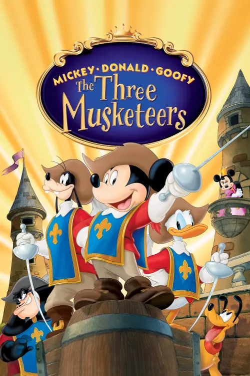 Movie poster "Mickey, Donald, Goofy: The Three Musketeers"