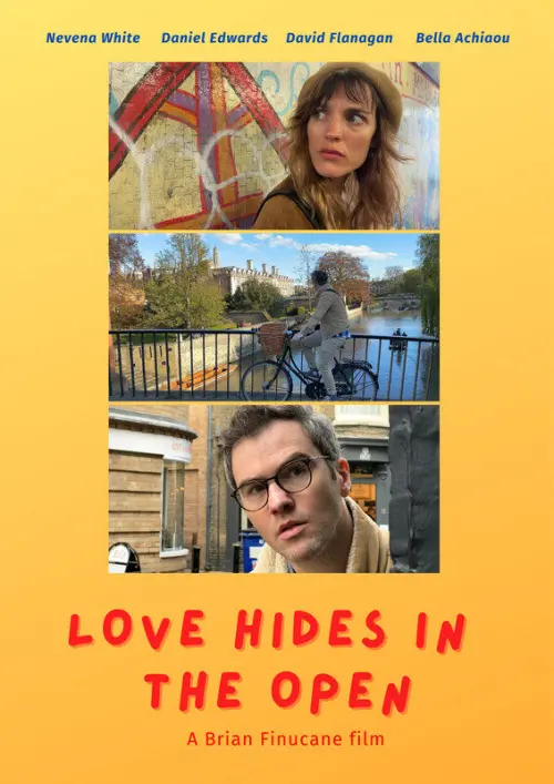 Movie poster "Love Hides In The Open"