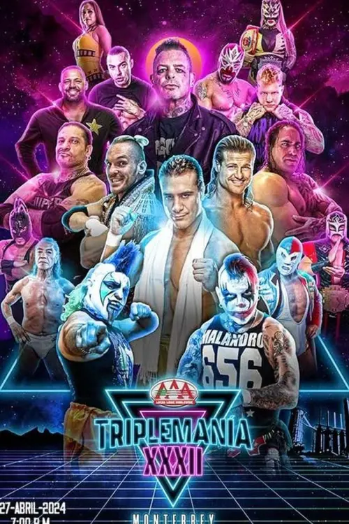 Movie poster "AAA Triplemania XXXII: Monterrey"