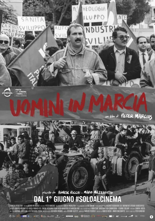 Movie poster "Uomini in Marcia"