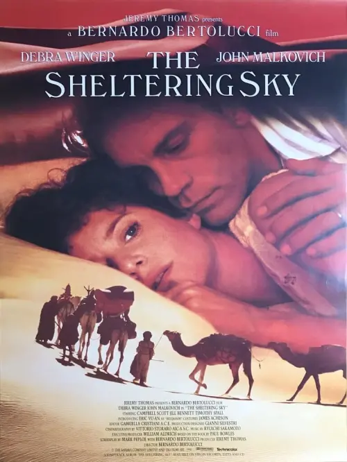 Movie poster "The Sheltering Sky"