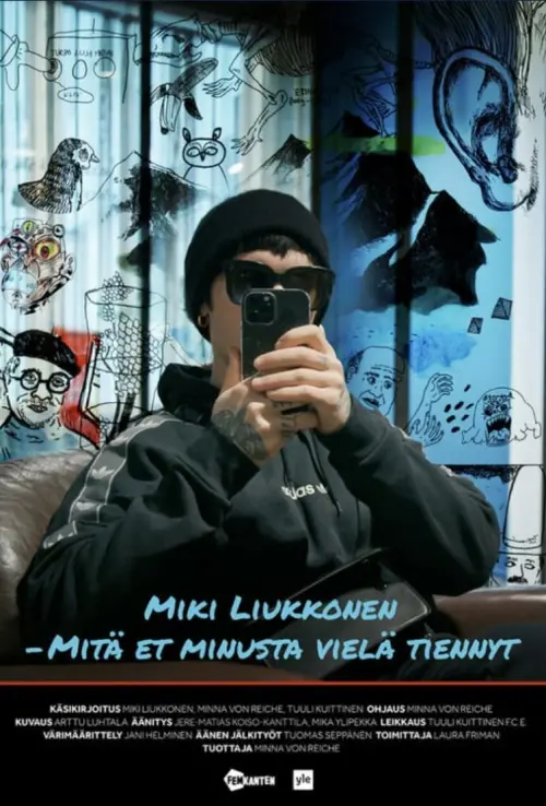 Movie poster "Miki Liukkonen – Mitä et minusta vielä tiennyt"