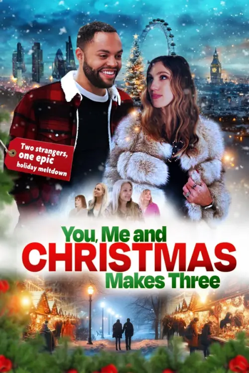 Movie poster "You, Me and Christmas Makes Three"