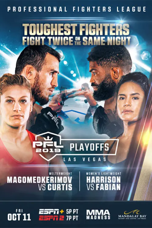 Movie poster "PFL Playoffs 2019 - PFL 7: Michaud vs. Franca"