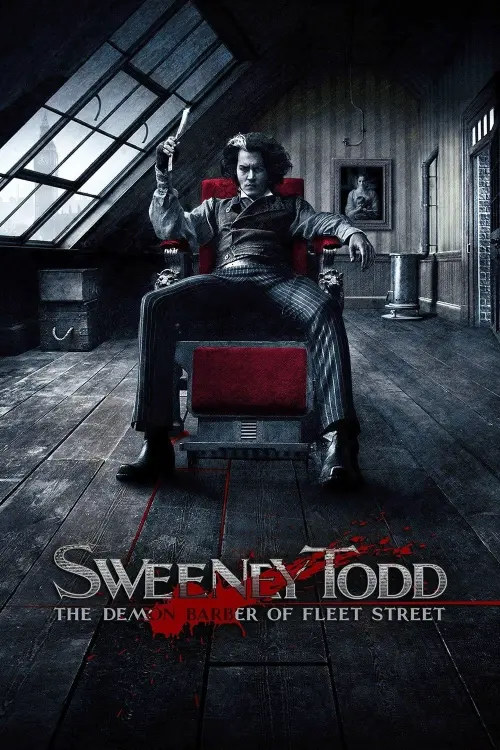 Movie poster "Sweeney Todd: The Demon Barber of Fleet Street"