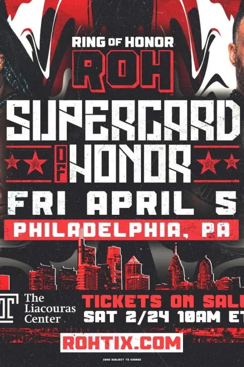 Movie poster "ROH: Supercard of Honor"