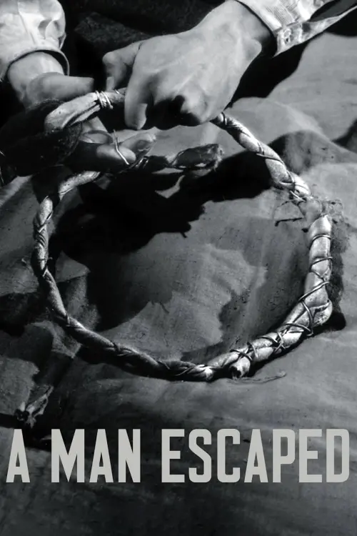 Movie poster "A Man Escaped"
