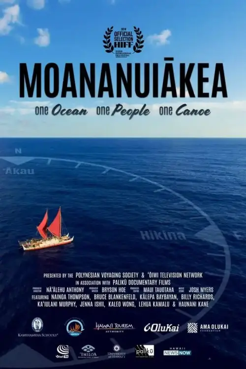 Movie poster "Moananuiākea: One Ocean, One People, One Canoe"