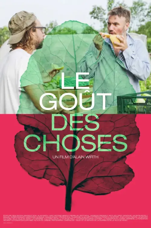 Movie poster "Le goût des choses"