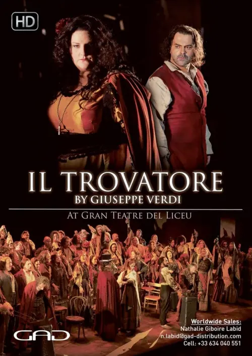 Movie poster "Il trovatore - Liceu"