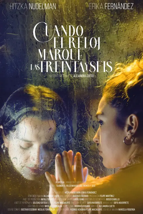 Movie poster "Cuando el reloj marque las treinta y seis"