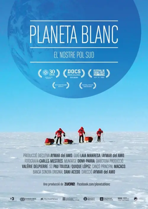 Movie poster "White Planet, our South Pole"