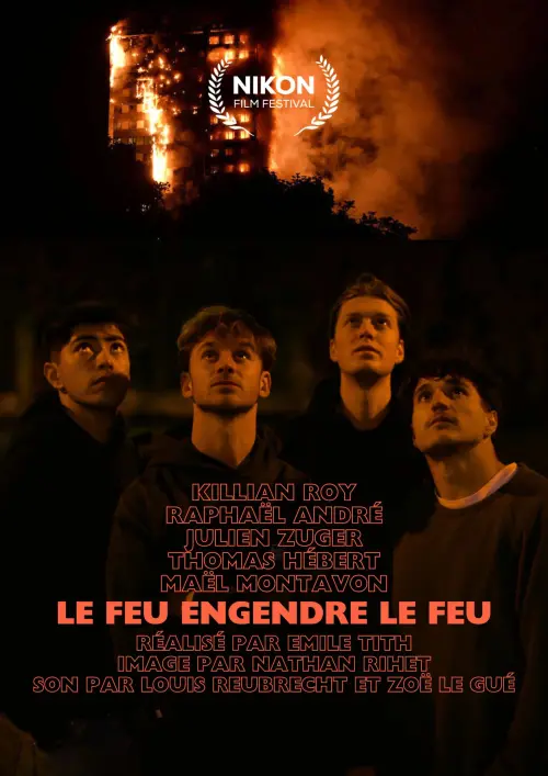 Movie poster "Le feu engendre le feu"