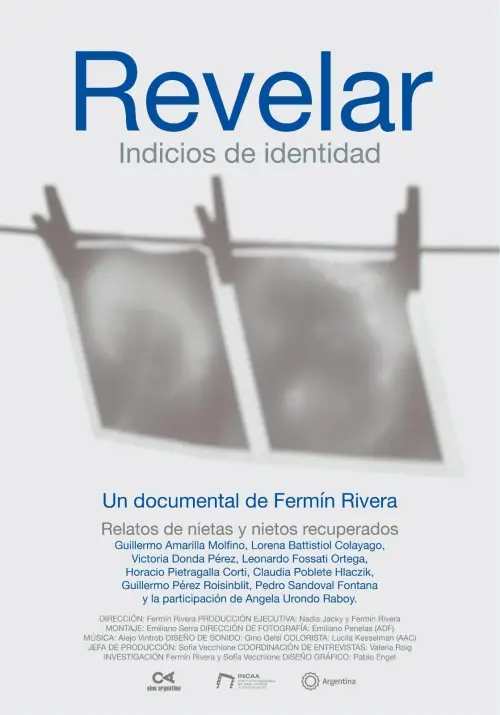 Movie poster "Revelar: Indicios de identidad"