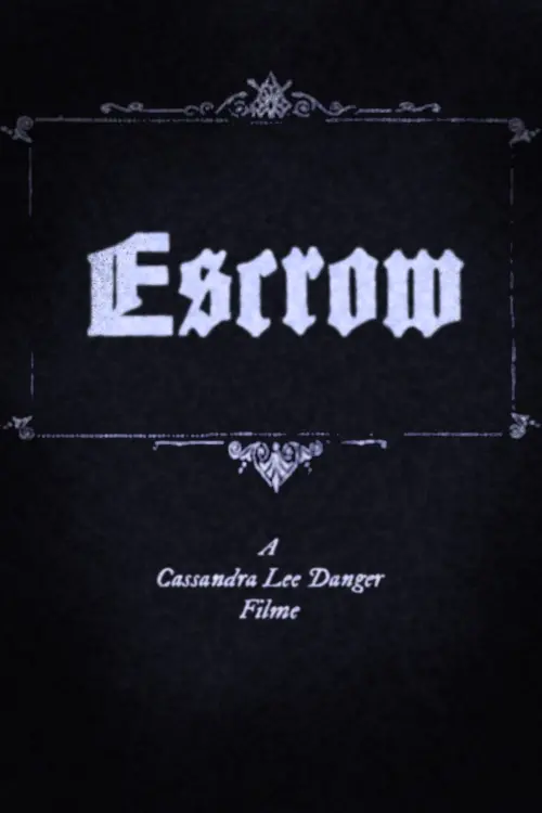 Movie poster "Escrow"