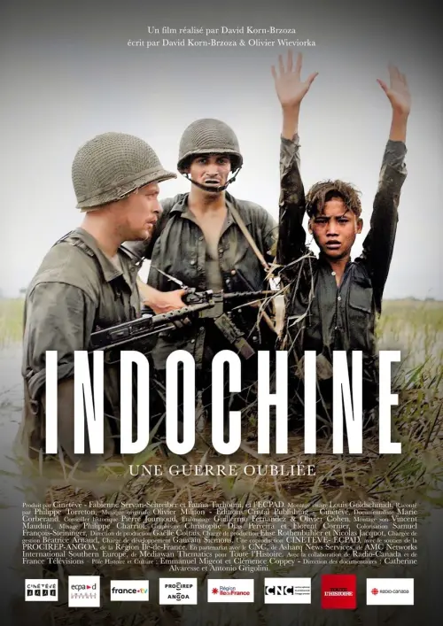 Movie poster "Indochine, une guerre oubliée"