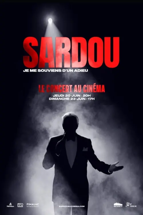 Movie poster "Michel Sardou : Je me souviens d