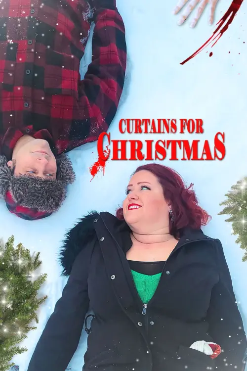 Movie poster "Curtains for Christmas"