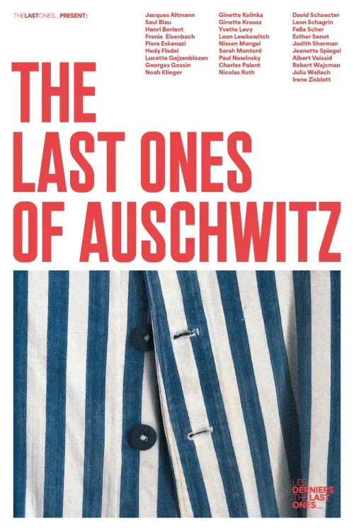 Movie poster "The Last Ones of Auschwitz"