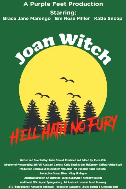 Movie poster "Joan Witch: Hell Hath no Fury"