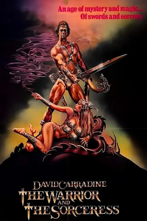 Movie poster "The Warrior and the Sorceress"