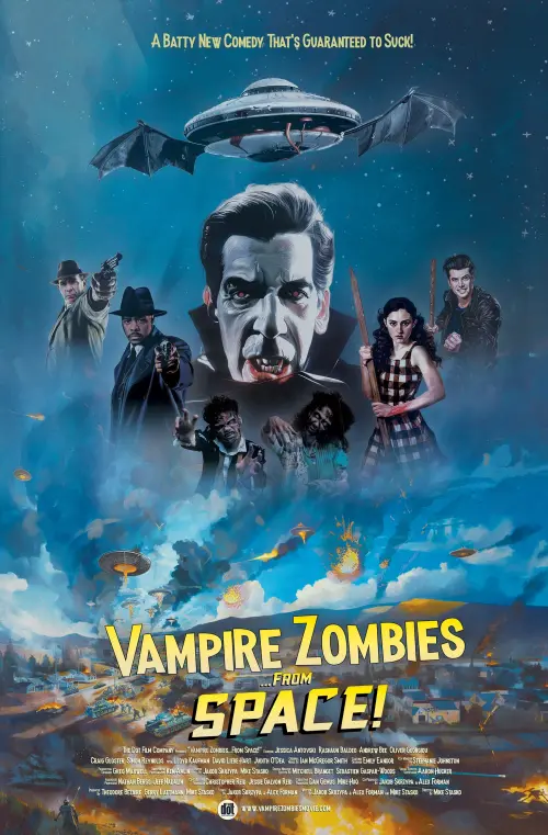 Movie poster "Vampire Zombies... From Space!"