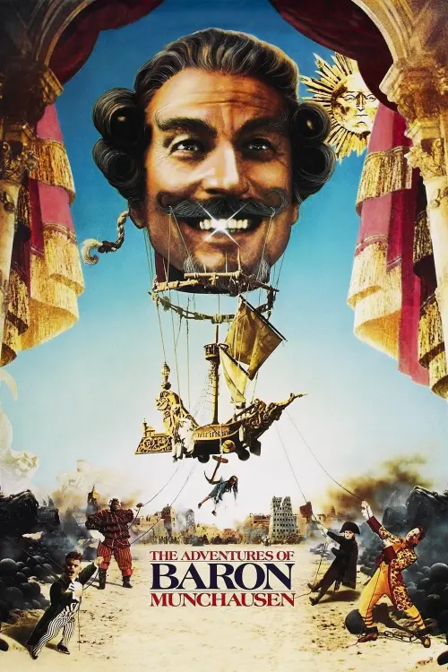 Movie poster "The Adventures of Baron Munchausen"