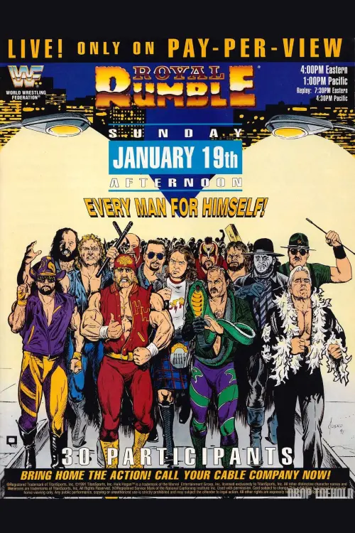 Movie poster "WWE Royal Rumble 1992"