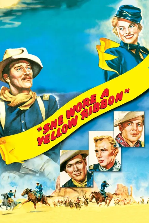 Movie poster "She Wore a Yellow Ribbon"