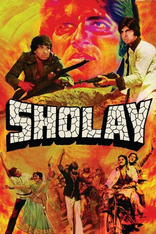 Movie poster "Sholay"