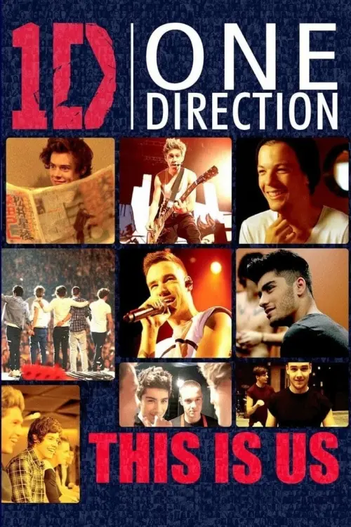 Movie poster "One Direction: This Is Us"