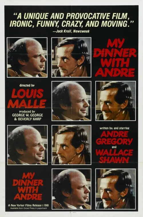 Movie poster "My Dinner with Andre"