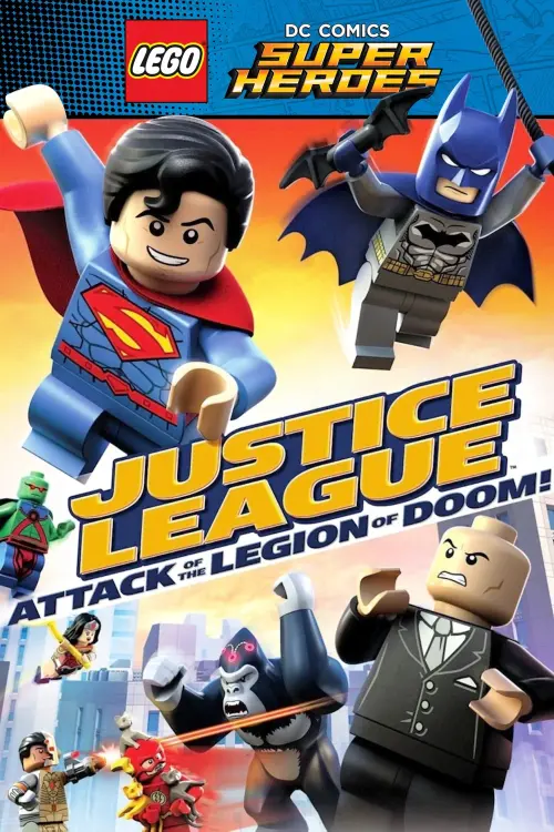 Movie poster "LEGO DC Comics Super Heroes: Justice League - Attack of the Legion of Doom!"