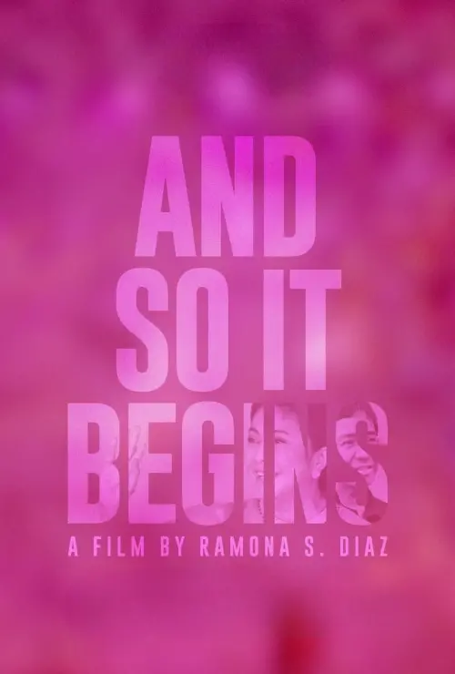 Movie poster "And So It Begins"