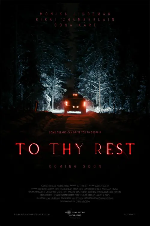 Movie poster "To Thy Rest"