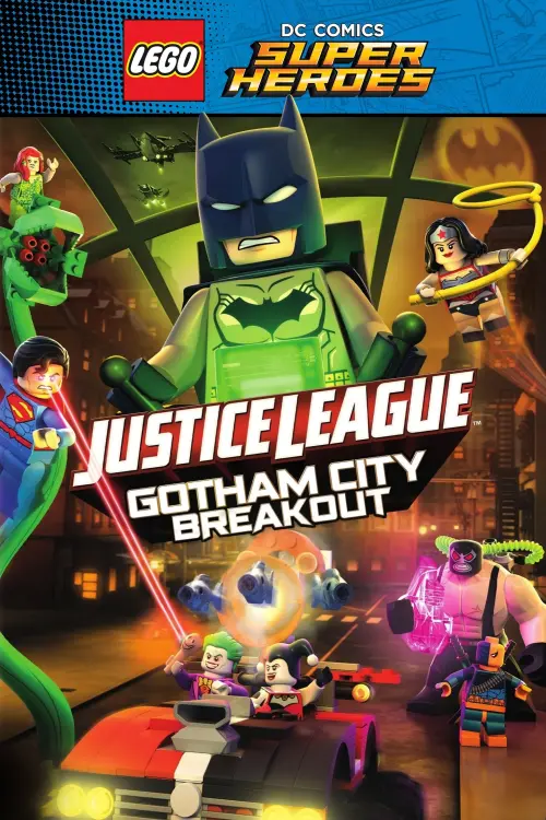 Movie poster "LEGO DC Comics Super Heroes: Justice League - Gotham City Breakout"