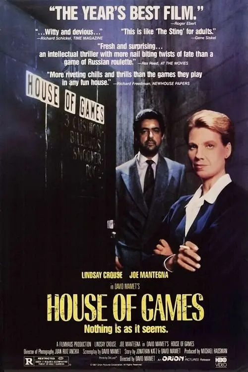 Movie poster "House of Games"