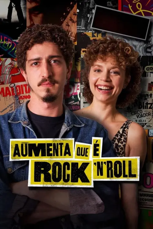 Movie poster "Aumenta que é Rock