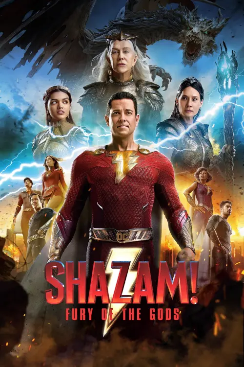 Movie poster "Shazam! Fury of the Gods"